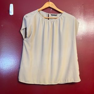 Shein size large tan blouse